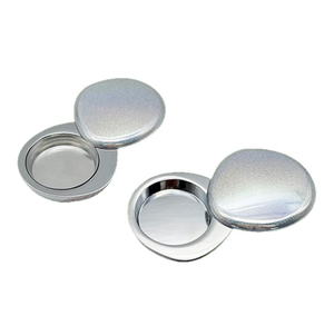 Scatola Personalizzata in Latta per Cosmetici e Profumi, con Chiusura Magnetica, Marcatura Laser, Portatile, con Coperchio Scorrevole, per Blush e <span class=keywords><strong>Aromaterapia</strong></span> - Product Image 2
