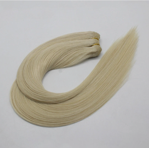 Extensions de cheveux humains blond platine longues à clipser, ensemble complet pour la tête, cheveux Remy, densité 100 %, taille personnalisable - Product Image 3