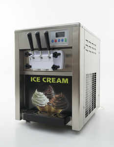 เครื่องทำไอศกรีมนุ่มเชิงพาณิชย์ รุ่น GR-0718 ราคาโรงงาน ขายดี 1.แช่แข็งเร็ว 2.ผลิตไอศกรีมเนื้อเนียน 3.ใช้งานง่าย 4. - Product Image 1