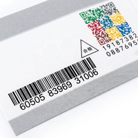 Etiquetas Adhesivas de Papel con Código QR y Código de Barras, Personalizadas en Color y Diseño, Brillantes, Anti-Falsificación, Duraderas y con Fuerte Adhesión