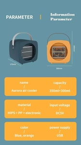 Portable 3 Speed Mini Desk Misting Room Office Dorm <strong>Bedroom</strong> Camping <strong>Fan</strong> Speed Wireless Mobile Ice air <strong>Cooler</strong> <strong>Fan</strong> - Product Image 2