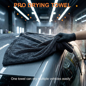 Paño de Pulido de Microfibra Fabricado en Fábrica, 500gsm, 40x40cm, Ultra Suave, Sin Bordes, Sin Pelusas, Sin Ondas, Almohadilla de Pulido para Eliminar Cera y Detallado - Product Image 5