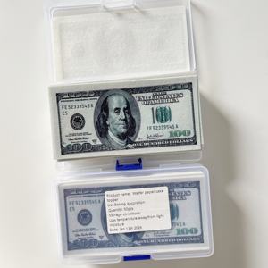 Carta Commestibile a Forma di Dollari Americani, Carta di Riso per Decorazione Torte - Product Image 4
