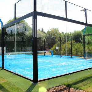 15 मिमी टर्फ के साथ बिक्री के लिए आयातित पैनोरामिक पैडल टेनिस कोर्ट पैडल टेनिस कोर्ट - Product Image 3