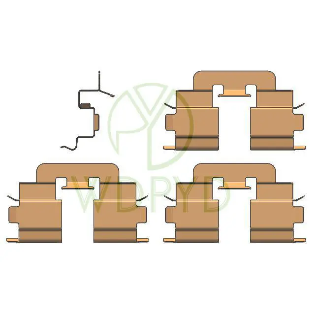 FABRIK BREMSBELAG ZUBEHÖR KIT FITTING KIT FÜR MERCEDES BENZ A-KLASSE 13.0460-0163.2 C41180 C41180 109-1215 D1250 23070 PFK410