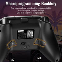 Control Inalámbrico AOLION AL-XB2686B para Xbox One X S PC, con Gatillos Hall, Giroscopio de 6 Ejes, Turbo, Macro, Botón Táctil y Diseño Ecológico