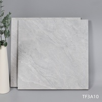 Carreaux de sol de salle de bain en céramique gris effet ciment, aspect porcelaine mate, pas chers, Foshan, 300x300