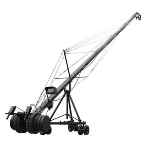Grúa de Brazo Articulado de 10m para Cámaras con Cabezal Holandés de 3 Ejes, Carga Útil de 20 kg y <span class=keywords><strong>Dolly</strong></span> Grande - Product Image 1