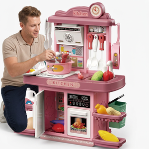 Wholesale <strong>Pink</strong> Kids Toy <strong>Kitchen</strong> <strong>Play</strong> Set, Premium Pretend <strong>Play</strong> Cooking Toys B2B Sourcing Only - Product Image 4