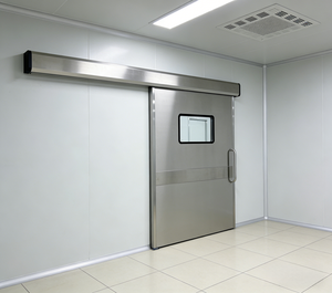 Portes coulissantes automatiques et manuelles en acier inoxydable pour salles blanches hospitalières - Product Image 1
