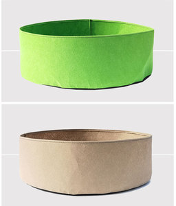 Jardinería al aire libre 10 15 30 50 100 galones grande de tela resistente maceta de cultivo tela de respiración duradera contenedor de plantación bolsa de cultivo de plantas - Product Image 3