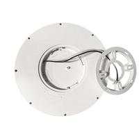 Plafonnier rond encastré de 7 pouces avec détecteur de mouvement et température de couleur réglable pour usage intérieur ou commercial