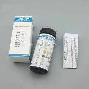 Merydi 10'u 1 Arada İdrar <span class=keywords><strong>Test</strong></span> Şeritleri Tanı Kiti (Kan Özgül Ağırlığı Lökositleri) Sınıf II CE Sertifikalı Evde Kullanım %96 Doğruluk - Product Image 2