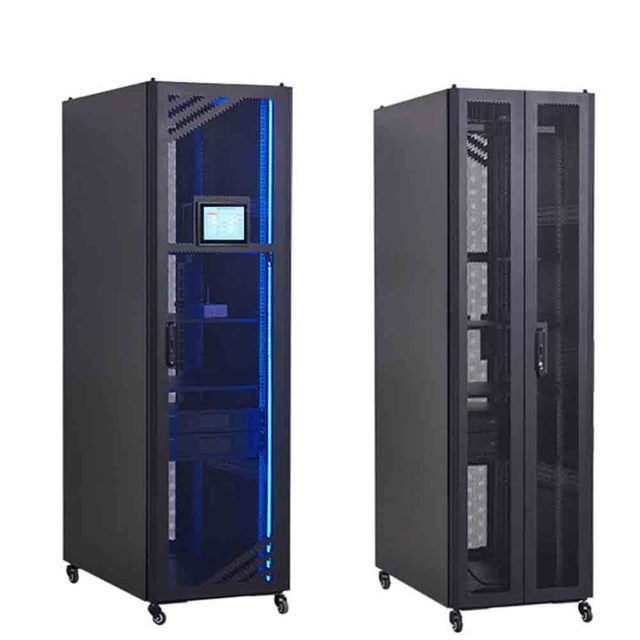 19inch with 8" LCD Screen and Intelligent Lock,Smart Server Rack