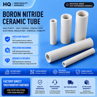 Componente Cerámico de Alta Temperatura OEM: Tubo Hexagonal de Nitruro de Boro (BN), Varilla Cerámica, Agitador para Termopares, Componente Cerámico de Alta Temperatura que no se Mojado por el contacto con líquidos.