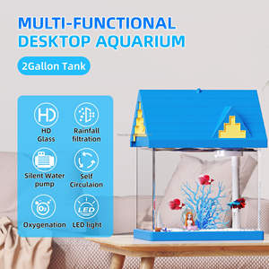 Freesea Small Desktop Aquarium Großhandel Kunststoff filter pumpe für Schlafzimmer oder Küche für Betta Goldfisch - Product Image 2