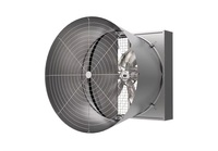 Ventilateur mural papillon Giga+ en acier inoxydable de haute qualité 1,1 kW 380 V 60 Hz pour élevage et abris d'animaux