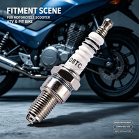 Bougie d'allumage WANOU à haute efficacité d'allumage D8TC pour ATV, Pit Bike, moto 125cc, 150cc, 200cc