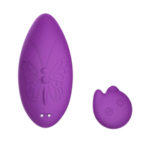 Weicher Silikon-Fernbedienungs-G-Punkt-Klitoris-Vibrator, Vaginal-Vibrations-BH und -Höschen, Vibrator-Sexspielzeug für Frauen