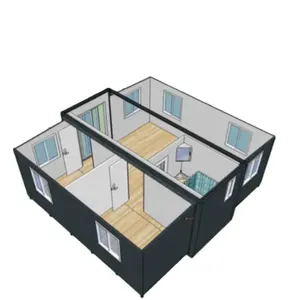 2022 Vouwen Australische Standaard Expandable Prefab Container Huis Uitbreidbaar Luxe 3 Slaapkamer Voor Verkoop