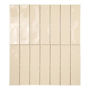 Piastrella in Osso Naturale Lucido 7,5x30 Cm per Pareti e Pavimenti - Product Image 1