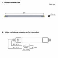 Unidad de Luz UVC de 6W y 275nm para Gabinetes, Sin Mercurio, Luz Fría, Lente de Cuarzo, Control Remoto, Bajo Consumo, Integrada para Vajilla de Cocina