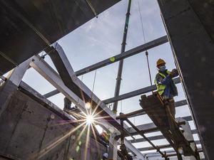 Bâtiment de <span class=keywords><strong>bureau</strong></span> en structure métallique à prix bas, <span class=keywords><strong>grand</strong></span> espace intérieur, installation facile et rapide, maison en structure métallique - Product Image 4