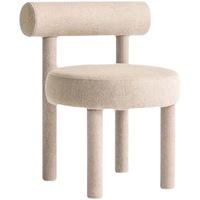 Fauteuil de loisirs modulaire en tissu, style luxe léger et moderne, pour la maison, la salle à manger, le salon, ou comme tabouret de maquillage décontracté sans dossier pour chambre à coucher et coiffeuse