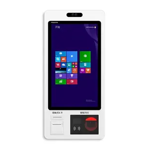 Trong Nhà Card Reader Màn Hình Cảm Ứng Kiểm Tra Trong Tự Dịch Vụ Thông Tin <span class=keywords><strong>Kiosk</strong></span> Cho Chính Phủ Khách Sạn Công Cộng - Product Image 1