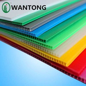 Prix d'usine 4mm Feuilles de polypropylène alvéolaire en plastique ondulé blanc - Product Image 3