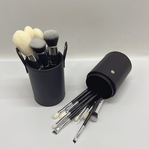 Chuyên Nghiệp Sang Trọng Tự Nhiên/Tổng Hợp Lông 15Pcs Trang Điểm Bàn Chải Thiết Lập Nhãn Hiệu Riêng Màu Đen Trang Điểm Bàn Chải Với Túi - Product Image 2