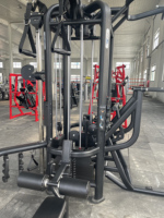 Nouvelle conception d'équipement de musculation en acier commercial, banc réglable, entraînement de force, multifonctionnel, luxe, 4 stations
