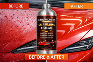 GRAPHONEX 1L น้ำยาเคลือบป้องกันสีรถยนต์สูตรซ่อมแซมตัวเอง พร้อมเทคโนโลยีซ่อมแซมรอยขีดข่วนอัตโนมัติ - Product Image 2