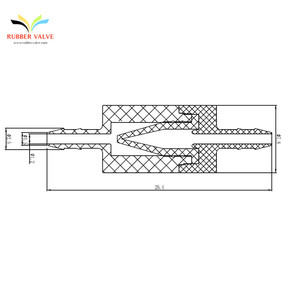 1/16 "Silicone cao su không trở lại không khí một cách <span class=keywords><strong>Duckbill</strong></span> kiểm tra van <span class=keywords><strong>Micro</strong></span> kiểm tra van - Product Image 6