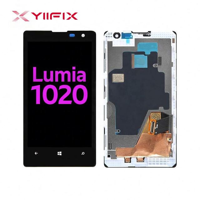 High Quality Mobile Phone LCD with Digitizer Assembly for Lumia 1020 1 Year Warranty Black