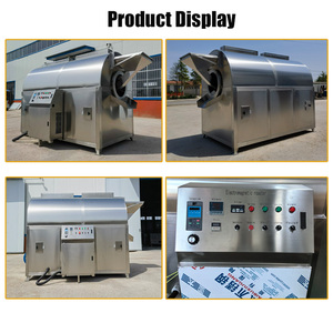 Tostatrice Commerciale Automatica per Noci in Acciaio Inox SUS304, Attrezzatura per Tostatura di Castagne e Chicchi di Caffè per Impianti di Lavorazione Noci - Product Image 3