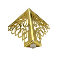 Usine nouveau Design européen moyen-orient 130MM meubles en métal armoire lit luxe Style fleur canapé meubles jambe accessoires