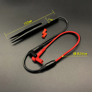Sonda Multímetro Tipo Pinza GT-11 de 152mm de Longitud, Clip de Prueba para Medición de Capacitancia, Voltaje y Resistencia de Componentes - Product Image 1