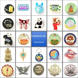 Tùy Chỉnh Kim Loại Men Giống Như Vàng Mạ Sơn Khắc Trâm Huy Hiệu Trường Biểu Tượng Công Ty Logo Huy Chương Tùy Biến - Product Image 2