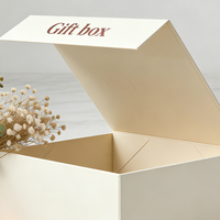 Boîtes en carton écologiques personnalisées avec impression de logo, pour cadeaux, vêtements, cosmétiques, avec fermeture magnétique et ruban, emballage en papier pliable