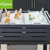 Armoire de patio haut de gamme personnalisable meubles en teck meubles d'extérieur de luxe pour la cuisine