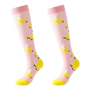 Chaussettes de compression pour sports de plein air Chaussettes de pression élastiques multicolores pour le cyclisme Alpinisme pour femmes <span class=keywords><strong>et</strong></span> hommes Tricoté - Product Image 6