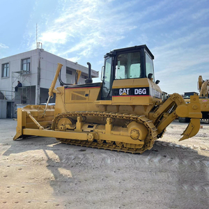 รถดันดินตีนตะขาบ Cat D6G มือสอง สีเหลือง ขายดี พร้อมเครื่องยนต์ไฮดรอลิกและชิ้นส่วนหลักอื่นๆ อุปกรณ์ก่อสร้างสำหรับงานหนัก - Product Image 4