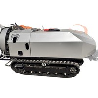 Machine de pulvérisation de pesticides télécommandée Pitaya Small Crawler pour vergers avec système d'alimentation en air intelligent