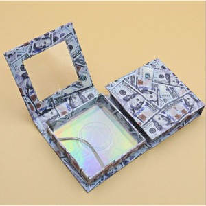 Elegant and fashionable eyelash packaging <b>box</b>, <b>gift</b> cardboard eyelash paper packaging, can be customized according to needs - Product Image 2