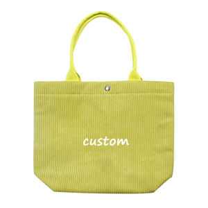 Bolso de Tela Artesanal de Pana Personalizado para Niñas, Bolso de Mano de Marcas Famosas con Bolsillo Interior - Product Image 4