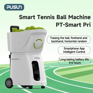 Machine à balles de tennis automatique professionnelle PUSUN PT Smart Primary ABS, vitesse et rotation réglables de 20 à 120 km/h pour les débutants - Product Image 6