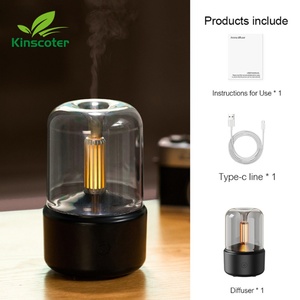 Difusor de Aroma Ultrasónico Mini en Negro y Blanco, con Tanque de 120 ml de Capacidad, para Aceites Esenciales y Velas, en Oferta - Product Image 2