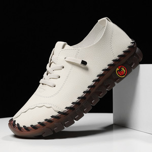 Высококачественные женские туфли-балетки ручной работы для повседневной носки, универсальные, с мягкой подошвой, большие размеры - Product Image 1