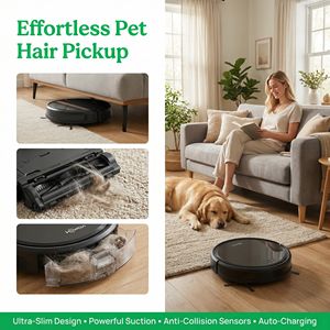 Robot Vacuum Cleaner Wet <b>Mop</b> Combo Liberbot Smart Mapping WiFi App Brushless Motor Household HEPA Filter for - Product Image 5